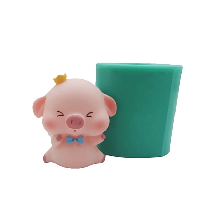 Pig Food Grade Silicone Molds, Fondant Molds, Resin Casting Molds, for Chocolate, Candy, UV Resin & Epoxy Resin Decoration Making
