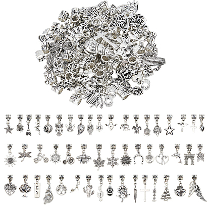 Tibetan Style Zinc Alloy Pendants Set