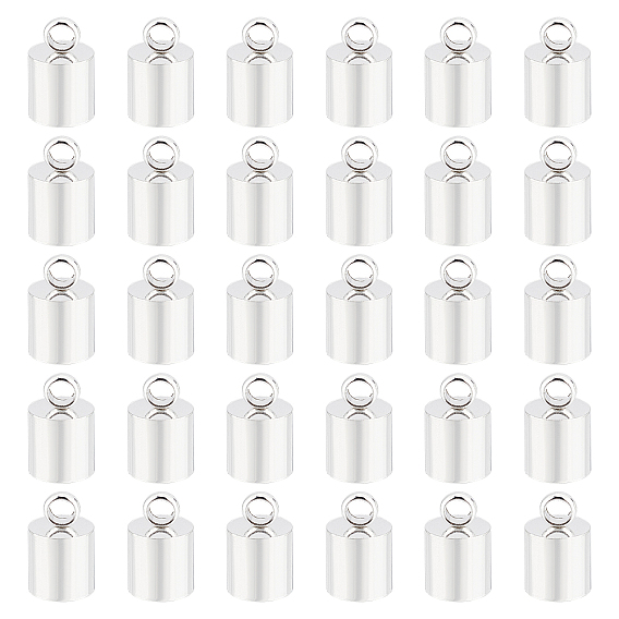 201 Stainless Steel Cord Ends, End Caps, Column