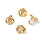 Brass Bead Cap Pendant Bails, for Globe Glass Bubble Cover Pendants