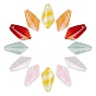 ARRICRAFT Natural & Synthetic Mixed Gemstone Pendants, Rhombus