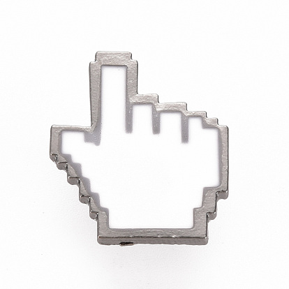 Broches en émail d'alliage de placage de crémaillère, épingles en émail, avec embrayages papillon, clic de souris, sans cadmium et sans nickel et sans plomb, gris anthracite