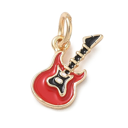 Pendentifs en émail , charmes de guitare