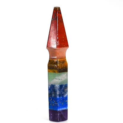 Point Tower Natural Gemstone Home Display Decoration, Healing Stone Wands, for Reiki Chakra Meditation Therapy Decors