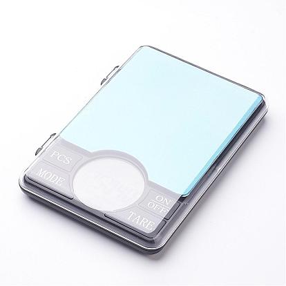 Mini Portable Digital Scale, Pocket Scale, Value: 0.01g~600g, Counting Function, Jewelry Diamond Electronic Weighing Balance