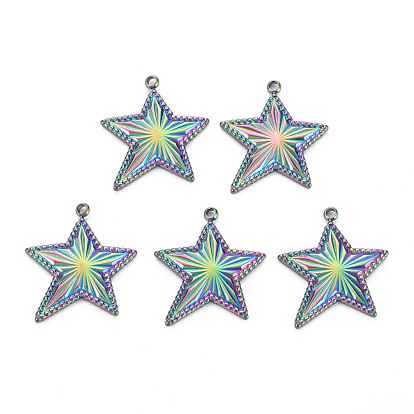 201 Stainless Steel Pendants, Star