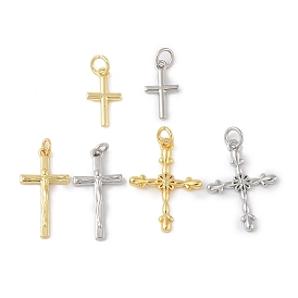 Латунные подвески, крест прелести, с целью перехода в кольце, долговечный, без свинца и без кадмия