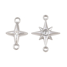 304 подвески из нержавеющей стали с кристаллами и стразами, звездные ссылки