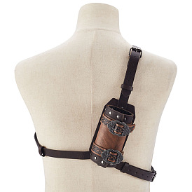 Крышка лезвия меча из искусственной кожи, средневековые ножны для меча, ренессанс кобура про, с обнаружением железа и сплава