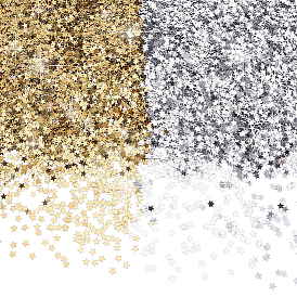 160g 2 Colors Plastic Cabochons, Star