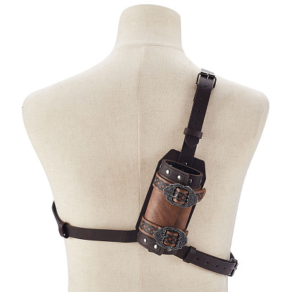 Крышка лезвия меча из искусственной кожи, средневековые ножны для меча, ренессанс кобура про, с обнаружением железа и сплава