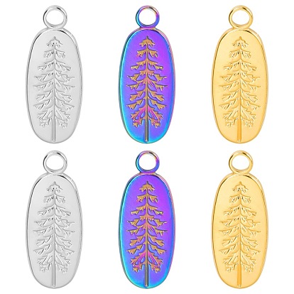 201 подвески из нержавеющей стали, овал с подвеской из сосны