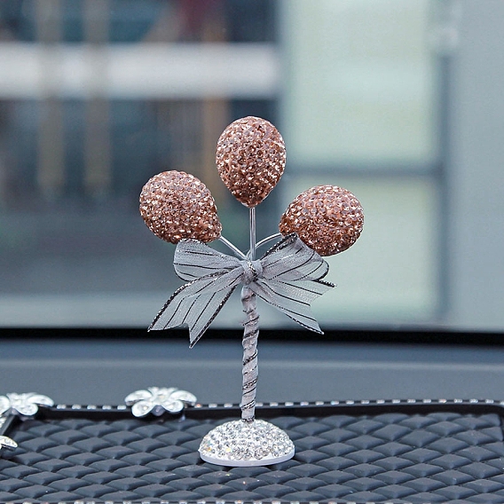 Украшения для показа воздушных шаров со стразами, для украшения рабочего стола автомобиля