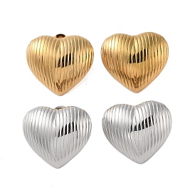 304 Stainless Steel Earrings, Heart
