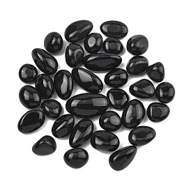 Бусины из натурального обсидиана радуги, обваленные камни, нет отверстий / незавершенного, самородки