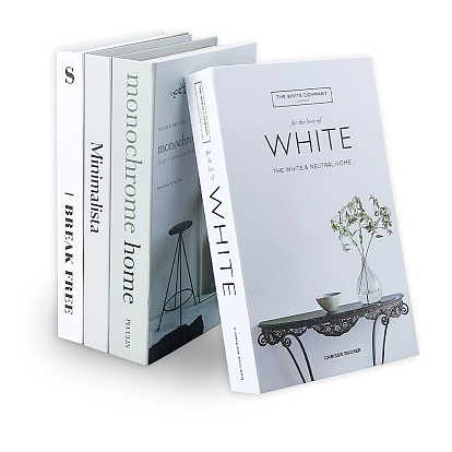 4шт. 4 стили бумаги, макет книги, имитация книги, Домашняя жизнь книжная полка опора дисплей украшения