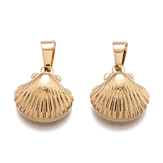 304 Stainless Steel Pendants, Shell Shape