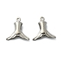 Pendentifs en acier inoxydable, breloques en queue de poisson