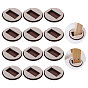 Felt with Plastic Office Anti-slip Chair Mats, Flat Round
