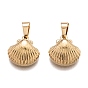 304 Stainless Steel Pendants, Shell Shape
