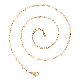 Женские ожерелья из нержавеющей стали, ожерелья цепи, разорванные цепи