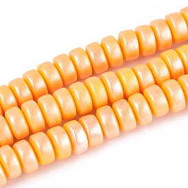 Полимерной глины ручной работы бисер нитей, жемчужные, плоско-круглые