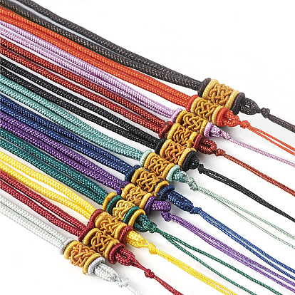 12pcs 12 Farben Nylonschnur geflochten Halskette machen