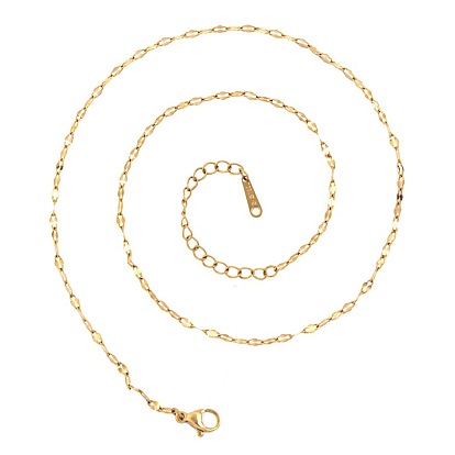 Женские ожерелья из нержавеющей стали, ожерелья цепи, разорванные цепи