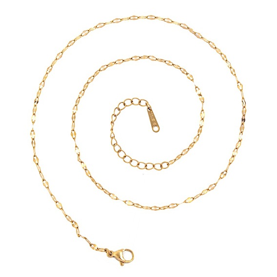 Collares de acero inoxidable para mujer, collares de cadena, cadenas dapped