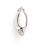 304 Stainless Steel Box Clasps, Oval