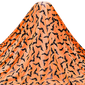 Полиэстеровая сетчатая ткань на тему Хэллоуина, аксессуары для одежды для свадебного платья, шаблон bat