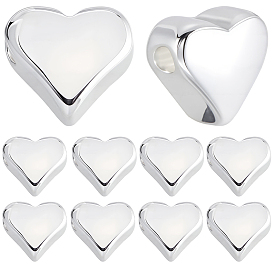 30 латунные бусины шт., сердце