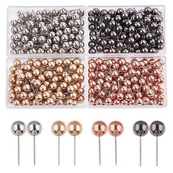 Stainless Steel Round Ball Map Pins, Drawing Push Pins