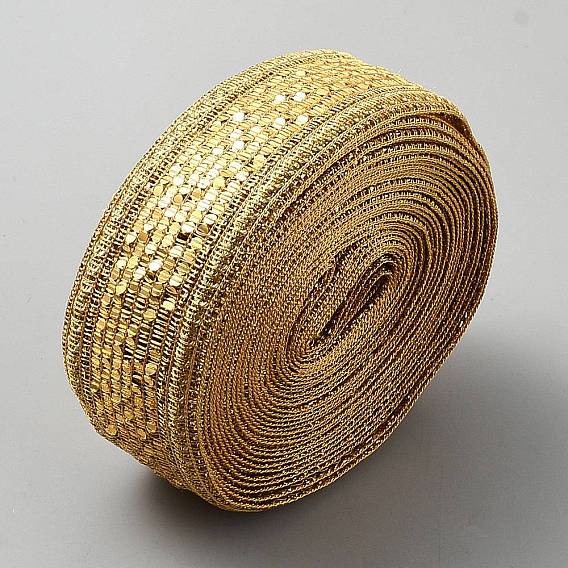 Полиэфирная лента, плетеная лента с вышивкой, для аксессуаров для одежды