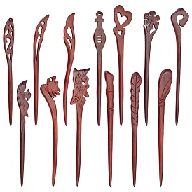 Rosewood Hairpins, Hair Styling Tools