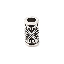 Tibetan Style Alloy Beads, Lead Free & Cadmium Free, Column