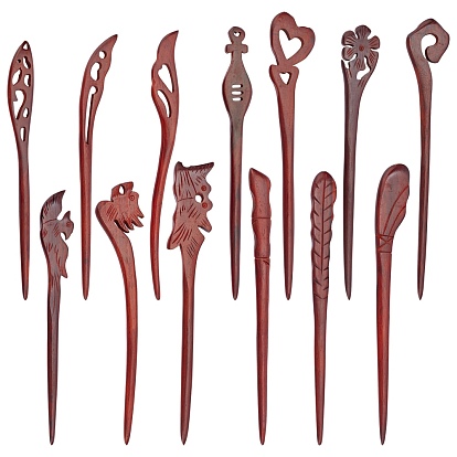 Wood Hairpins, Hair Styling Tools