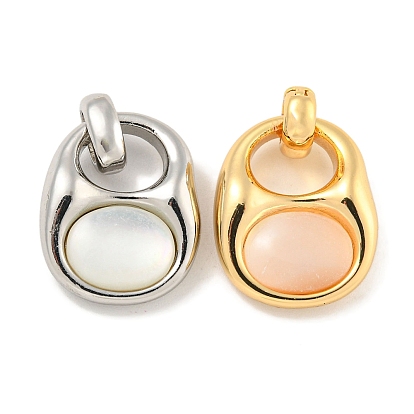 Природные подвески оболочки, латунные подвески для сумок