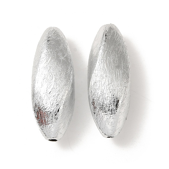 УФ-покрытие ccb пластиковые бусины, текстура, витых овальных