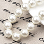 Eco-Friendly Plastic Imitation Pearl Beads Strands, High Luster, Grade A, Round