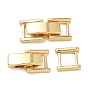 SHEGRACE Brass Watch Band Clasps, Cadmium Free & Lead Free & Nickel Free, Rectangle