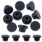 10шт. силиконовые заглушки для отверстий, вставьте заглушки в отверстия, торцевые заглушки вставок для стоек, для мебельного ограждения, круглые
