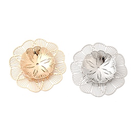 Железа филигранные подвески, двухслойный цветочный кулон