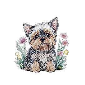 Dog DIY Diamond Painting Kits, Including Rhinestones Bag, Diamond Sticky Pen, Tray Plate and Glue Clay