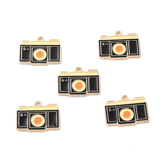 Подвески из цинкового сплава, с эмалью, камера