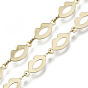 Цепи звеньев латунной кромки, для изготовления ювелирных изделий, долговечный, без никеля , несварные