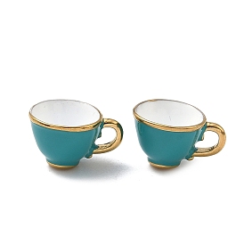 304 нержавеющей стальной эмали подвески, чашка прелести, ионное покрытие (ip), реальный 18 k позолоченный