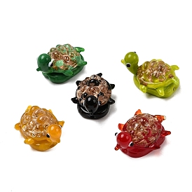 Бусины ручной работы бусины золотого песка, черепаха, с базой