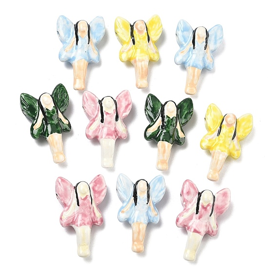 Фарфоровые бусины ручной работы, волшебные чары, пастельный фарфор