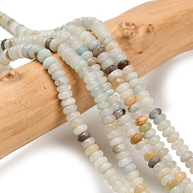 Натуральный цветок амазонитовые бусины пряди, рондель